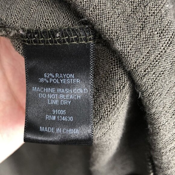 Sunday In Brooklyn Women's Open Front Long Cardigan S Green Professional Office - Picture 4 of 6